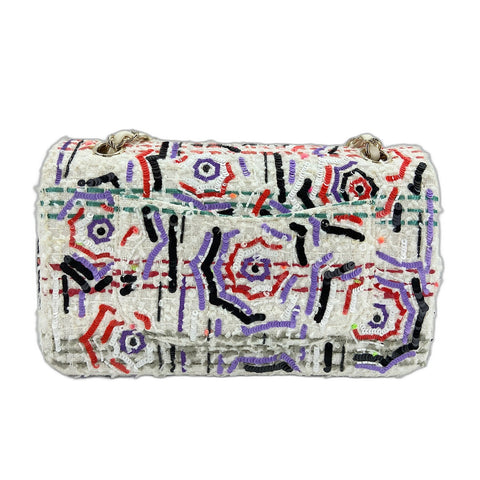 CHANEL Sequin Shoulder Bag multicolor WS34129