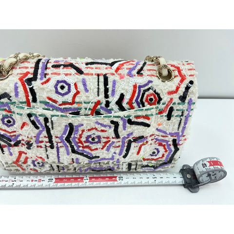 CHANEL Sequin Shoulder Bag multicolor WS34129