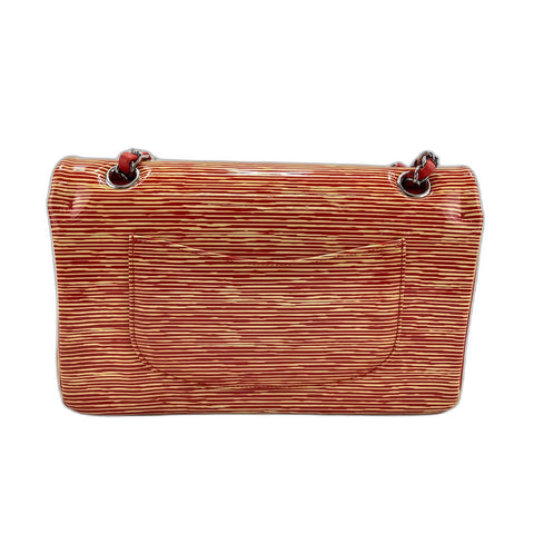 CHANEL stripe Shoulder Bag Orange WS34130