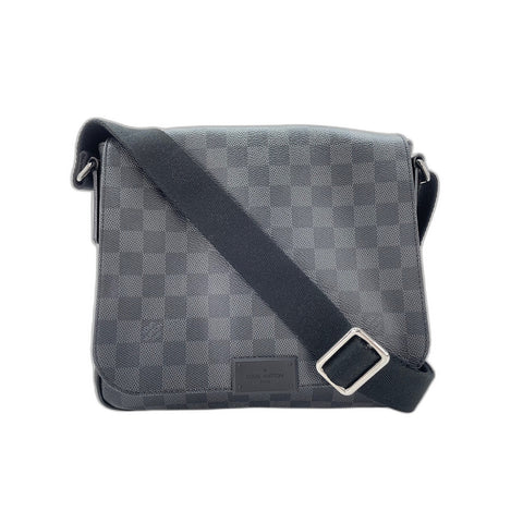 LOUIS VUITTON District Shoulder Bag black WS34132