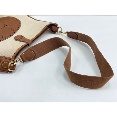 HERMES Evelyn Shoulder Bag Brown WS34133