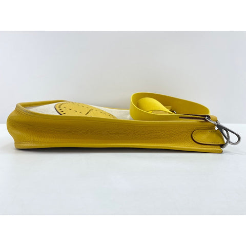 HERMES Evelyn Shoulder Bag yellow WS34134
