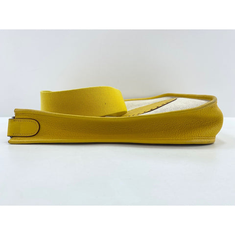 HERMES Evelyn Shoulder Bag yellow WS34134