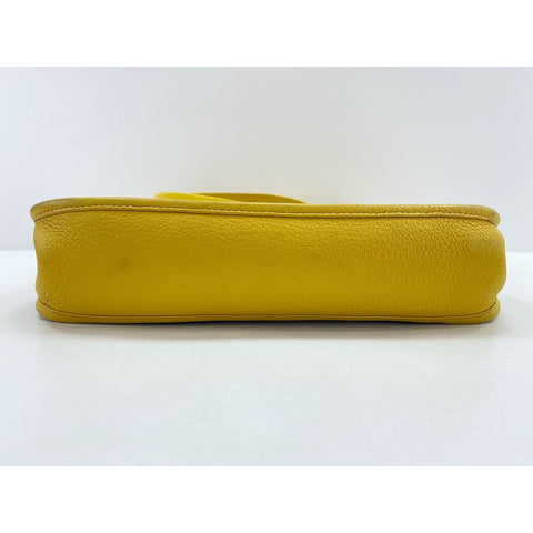 HERMES Evelyn Shoulder Bag yellow WS34134