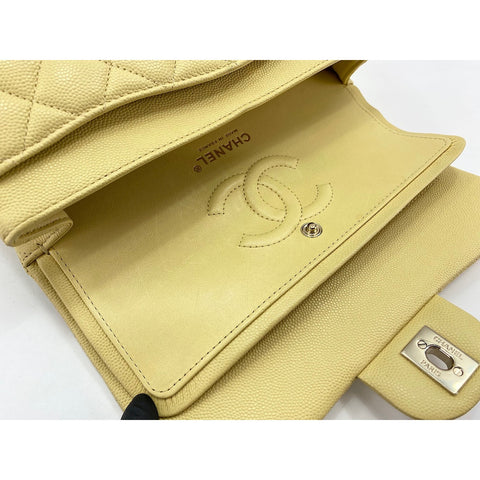 CHANEL Matelasse Shoulder Bag yellow WS34135