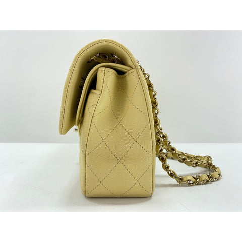 CHANEL Matelasse Shoulder Bag yellow WS34135