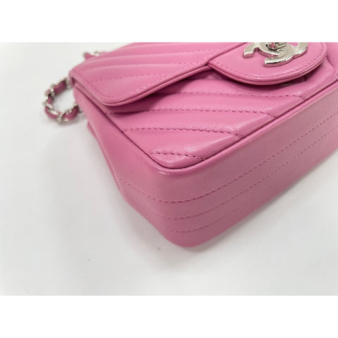 CHANEL Shoulder Bag pink WS34136