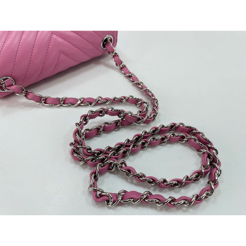 CHANEL Shoulder Bag pink WS34136