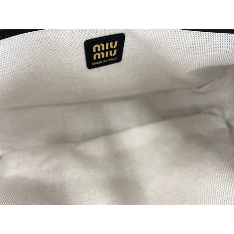 Miu Miu pocket Shoulder Bag black WS34139