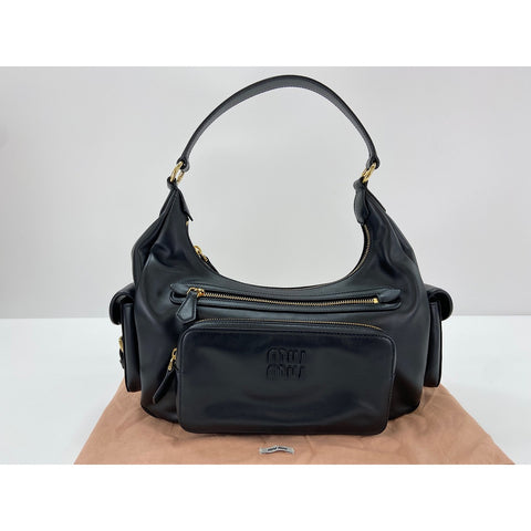 Miu Miu pocket Shoulder Bag black WS34139