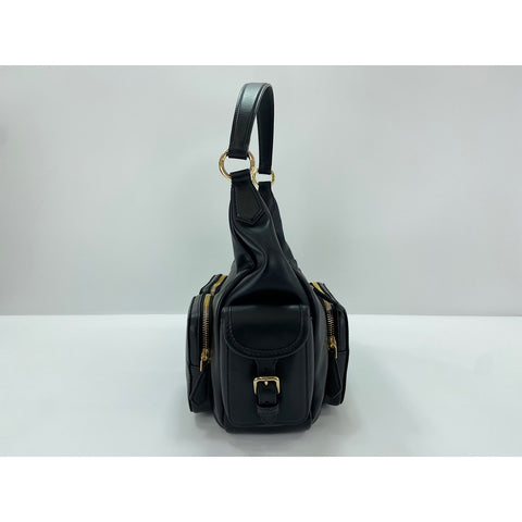Miu Miu pocket Shoulder Bag black WS34139