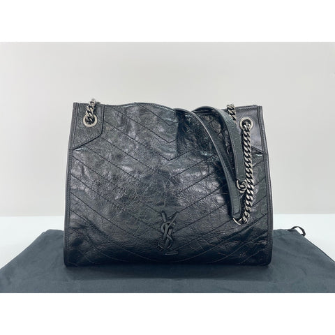 SAINT LAURENT PARIS Niki Tragetasche schwarz WS34140