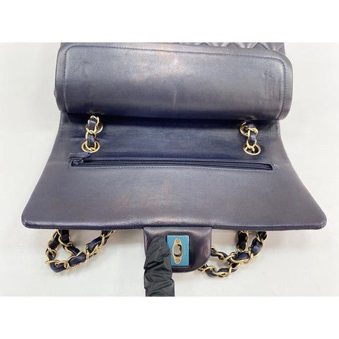 CHANEL Matelasse Shoulder Bag Navy WS34141