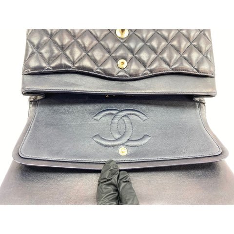 CHANEL Matelasse Shoulder Bag Navy WS34141