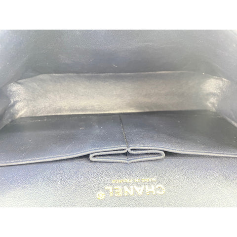 CHANEL Matelasse Shoulder Bag Navy WS34141