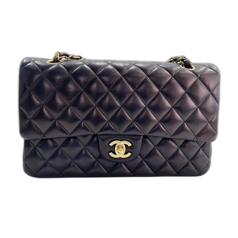 CHANEL Matelasse Shoulder Bag Navy WS34141