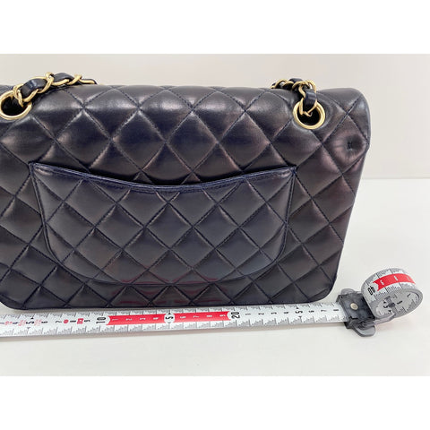 CHANEL Matelasse Shoulder Bag Navy WS34141
