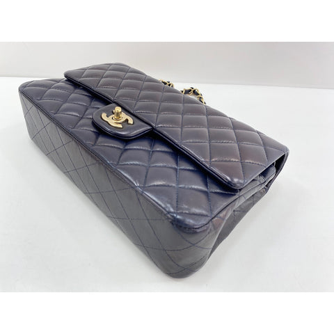 CHANEL Matelasse Shoulder Bag Navy WS34141