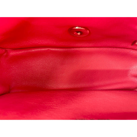 CHANEL Mini Matelasse Shoulder Bag pink WS34142
