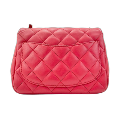 CHANEL Mini Matelasse Shoulder Bag pink WS34142