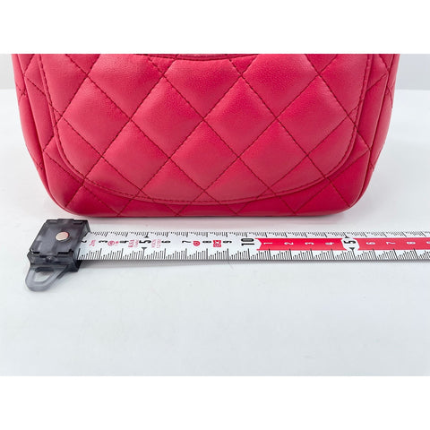 CHANEL Mini Matelasse Shoulder Bag pink WS34142