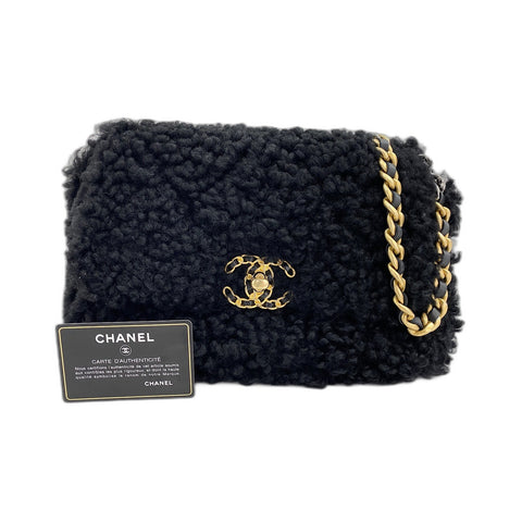 CHANEL Shoulder Bag black WS34143