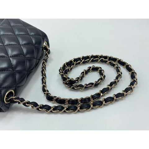 CHANEL Mini Matelasse Shoulder Bag black WS34149