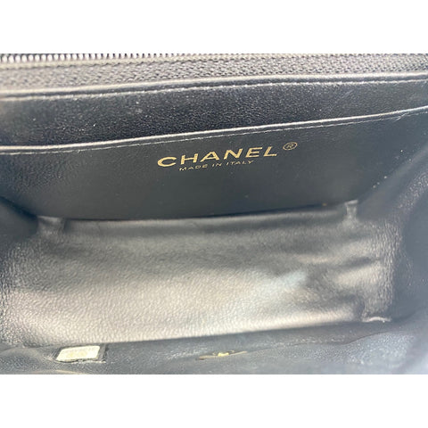 CHANEL Mini Matelasse Shoulder Bag black WS34149