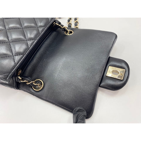 CHANEL Mini Matelasse Shoulder Bag black WS34149