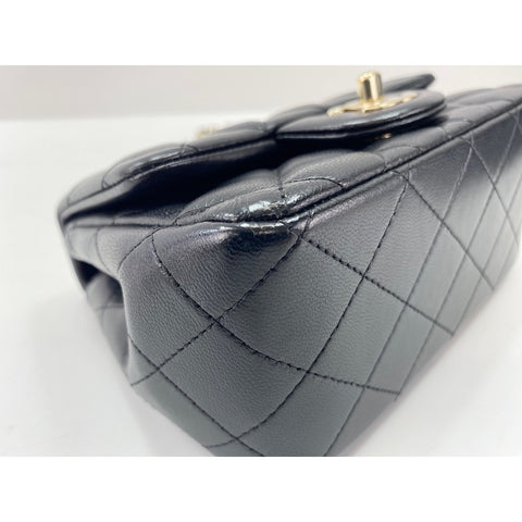 CHANEL Mini Matelasse Shoulder Bag black WS34149