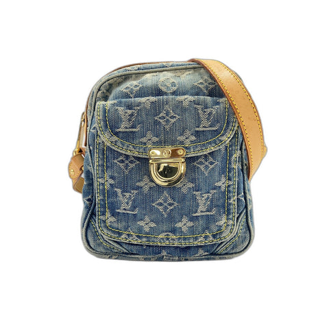 LOUIS VUITTON Camera bags Shoulder Bag blue WS34150
