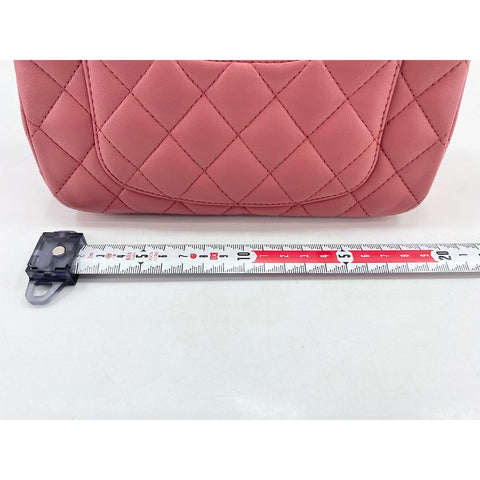 CHANEL Mini Matelasse Shoulder Bag pink WS34151