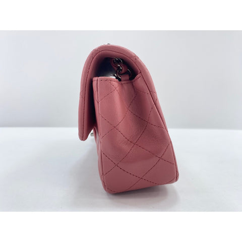 CHANEL Mini Matelasse Shoulder Bag pink WS34151