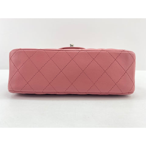 CHANEL Mini Matelasse Shoulder Bag pink WS34151