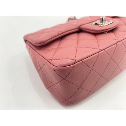 CHANEL Mini Matelasse Shoulder Bag pink WS34151
