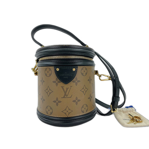 LOUIS VUITTON Cannes Shoulder Bag Brown WS34152