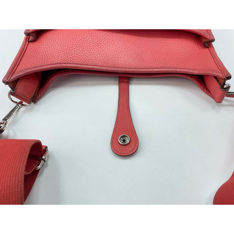 HERMES Evelyn 3 Shoulder Bag Red WS34154