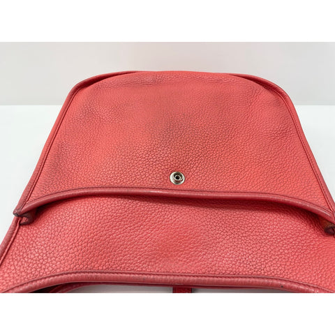 HERMES Evelyn 3 Shoulder Bag Red WS34154