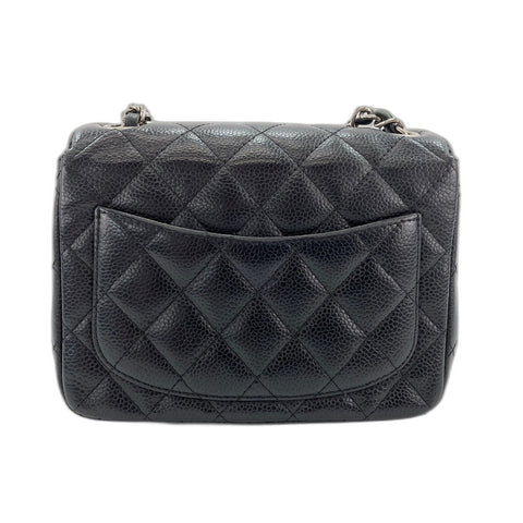 CHANEL Mini Matelasse Shoulder Bag black WS34155
