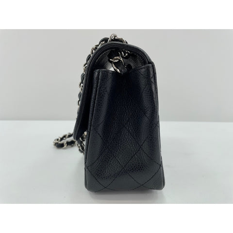 CHANEL Mini Matelasse Shoulder Bag black WS34155