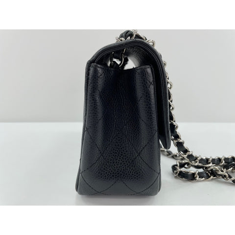 CHANEL Mini Matelasse Shoulder Bag black WS34155