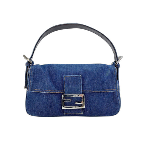 FENDI Mamma bucket Shoulder Bag Navy WS34158