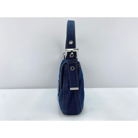 FENDI Mamma bucket Shoulder Bag Navy WS34158