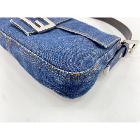 FENDI Mamma bucket Shoulder Bag Navy WS34158