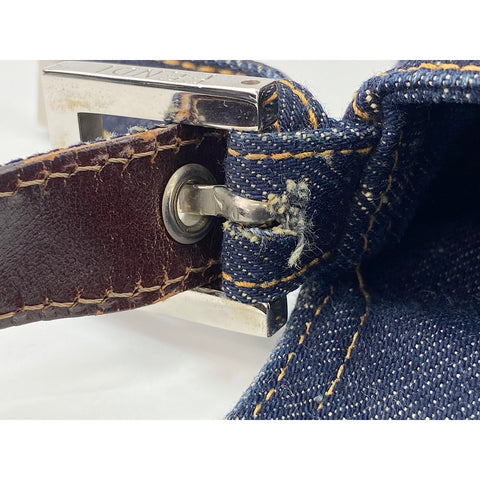 FENDI Mamma bucket Shoulder Bag Navy WS34159