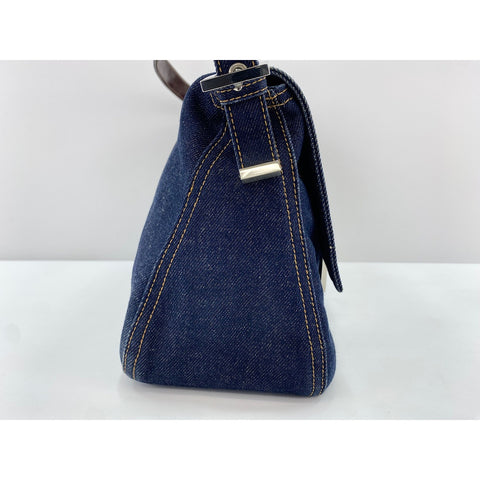 FENDI Mamma bucket Shoulder Bag Navy WS34159