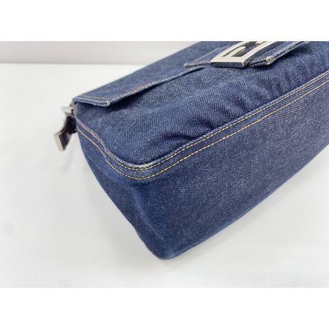 FENDI Mamma bucket Shoulder Bag Navy WS34159
