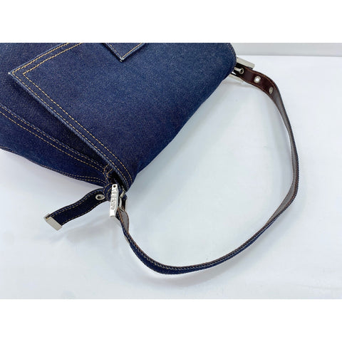 FENDI Mamma bucket Shoulder Bag Navy WS34159