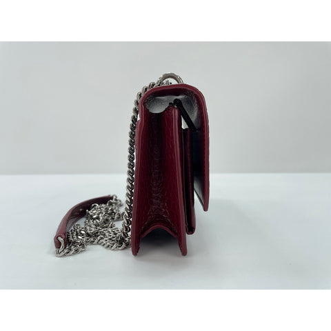 SAINT LAURENT PARIS Sunset Shoulder Bag Red WS34164