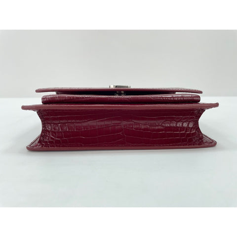 SAINT LAURENT PARIS Sunset Shoulder Bag Red WS34164